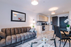 Luxury King Size 1-Bed City Apartment - Free WI-FI